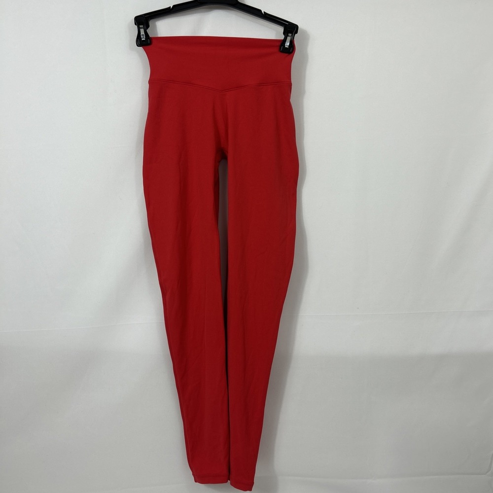 Buffbunny Collection Women Vibrant Red High-Waisted Leggings Activewear Yoga S